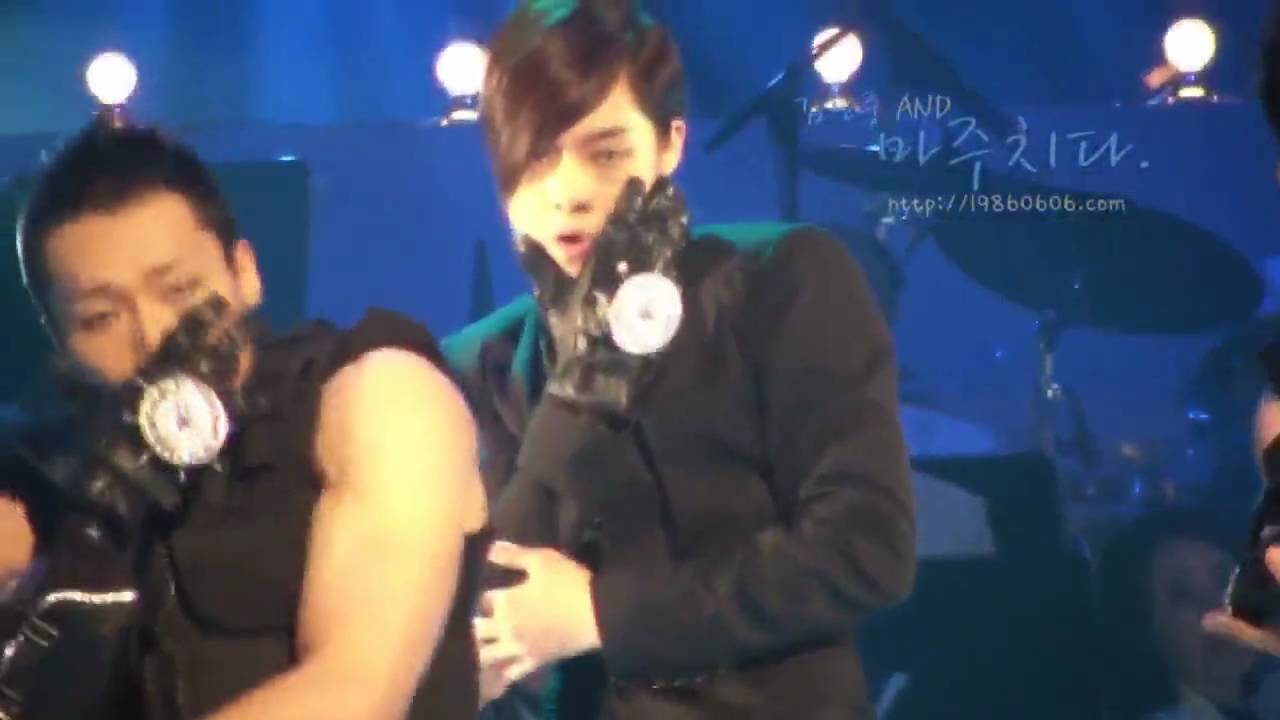 [Fancam]100608 SS501 Hyun Joong focus - love ya (by 19860606)