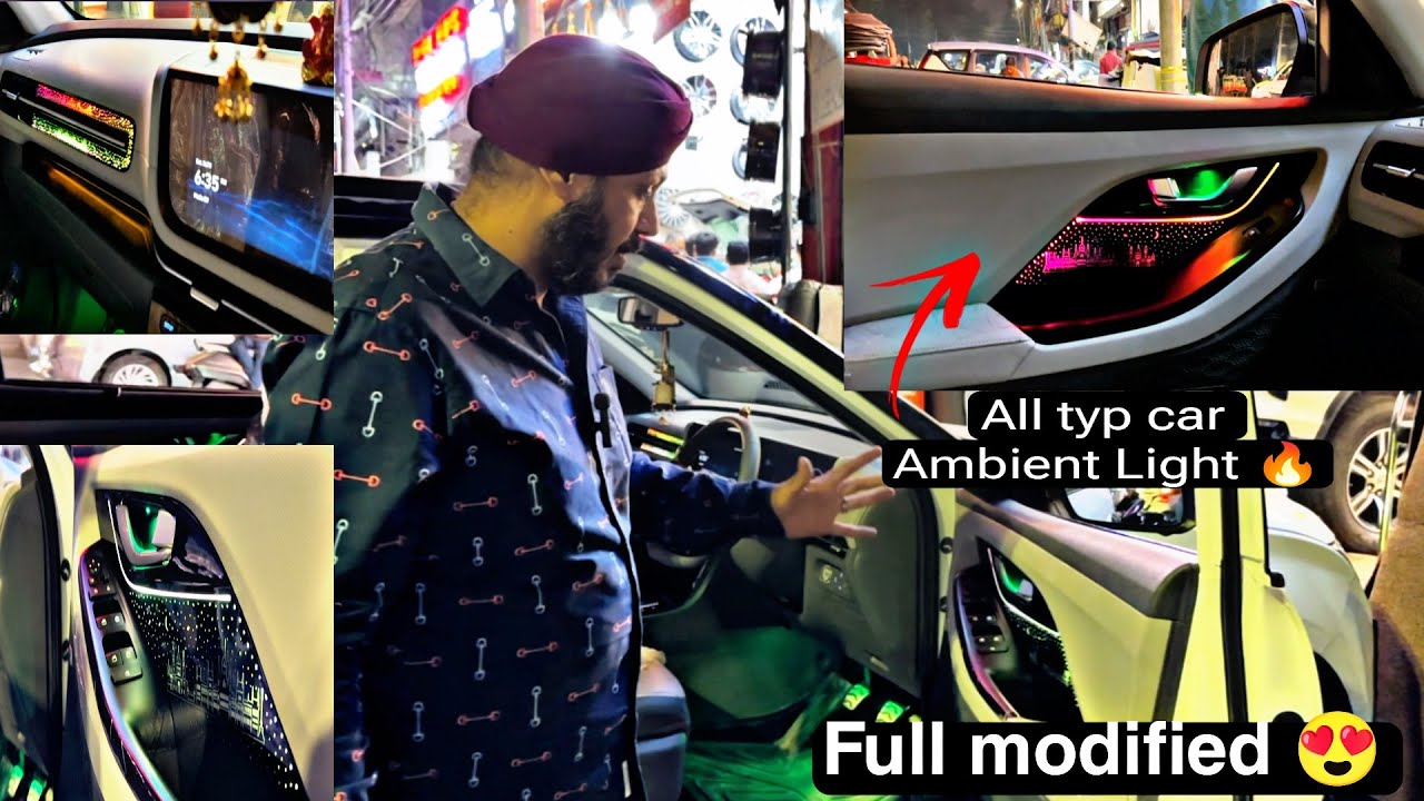 Creta Ambient Light Modification !Transform Your Ride with Stunning Lightning!