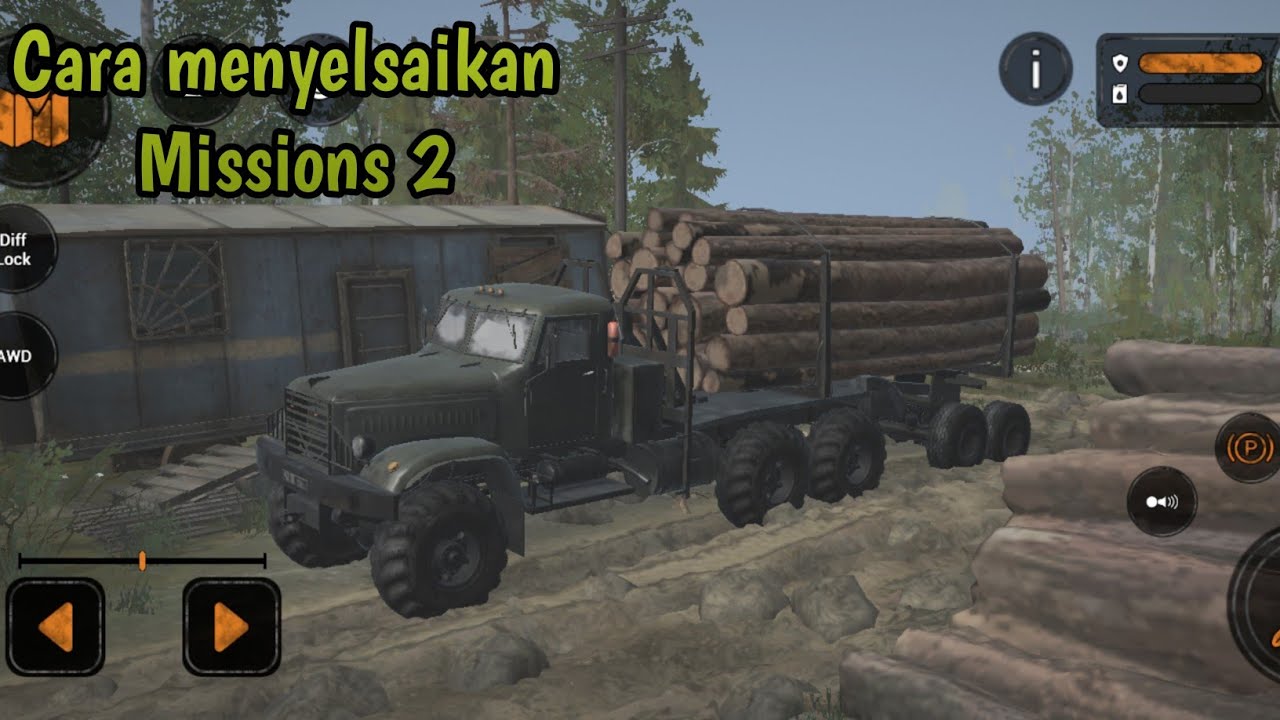 Mission 2 Repair & Refuel || MUDRUNNER MOBILE INDONESIA GAMEPLAY