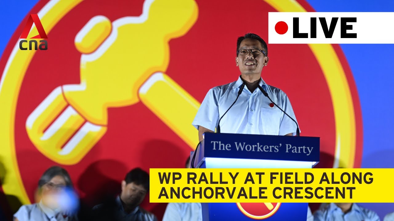 Workers' Party rally for Sengkang GRC at field along Anchorvale Crescent | Apr 24