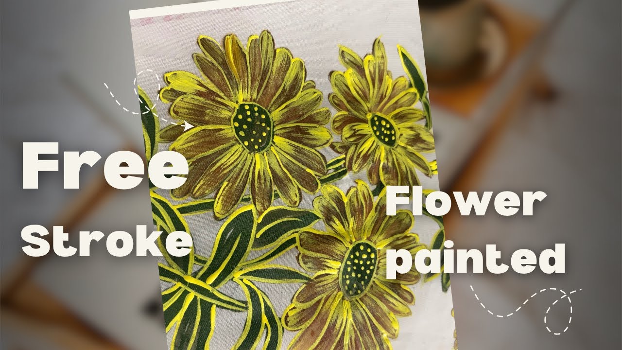 Free Brushstrokes Painting | Relaxing Art Process