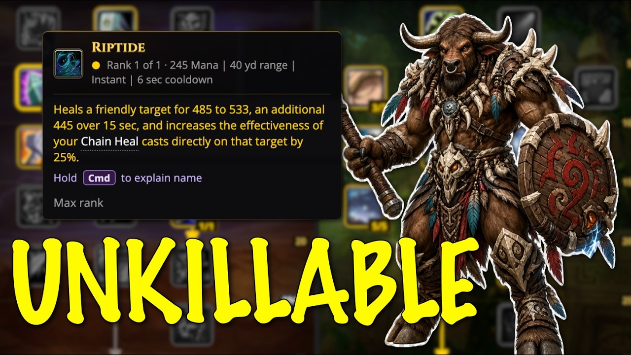 Best Shaman Talent Build For PvP And Leveling - WoW Forever (Riptide Tank)