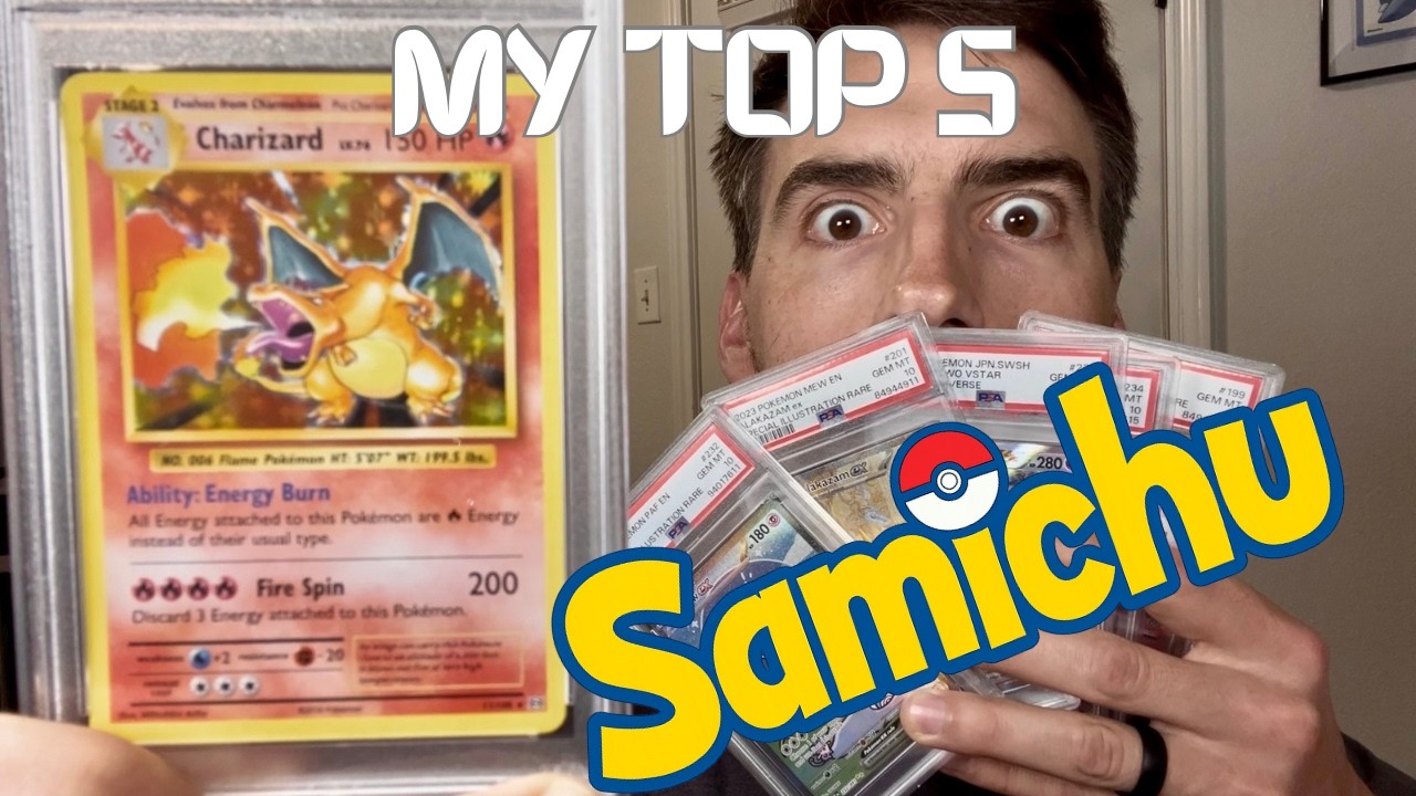 Top 5 Favorite Pokemon Cards from My Person Collection