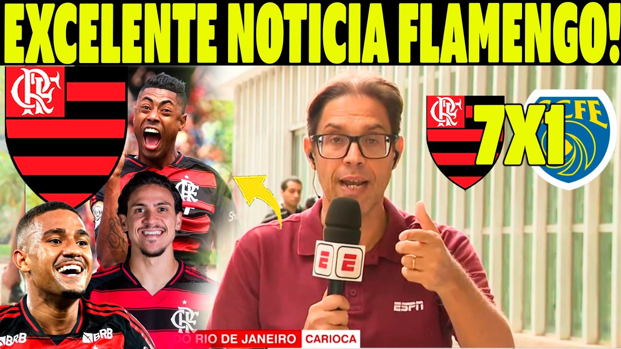 AGORAA! PÓS JOGO FLAMENGO 7 X 1 SAMPAIO CORRÊA! RAFAEL TROUXE NOTICIAS DO FLAMENGO HOJE!