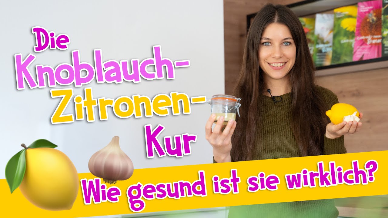 Knoblauch Zitronen Kur 🧄🍋 Wie gesund ist sie wirklich? Mit Rezept 👩‍🍳 #knoblauch #zitrone #kräuter