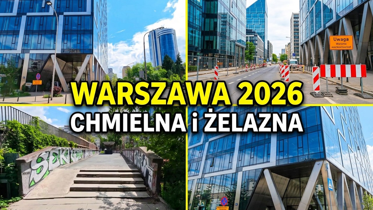WARSZAWA 2026: Szokujące kontrasty w centrum! (Aleje, Chmielna, Żelazna)