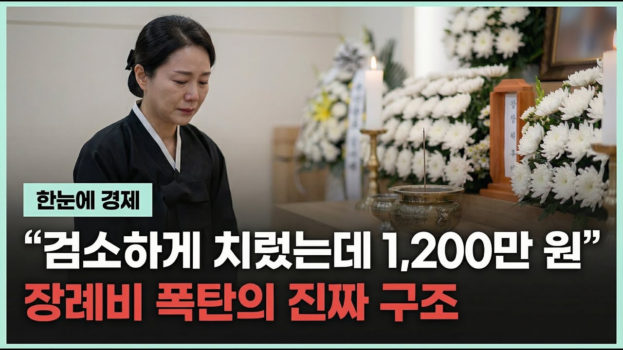 한국 장례비의 진짜 현실 | 중산층도 감당 못 한다 #장례비 #무빈소장례 #가족장 #경제학 #정보비대칭 #소비구조