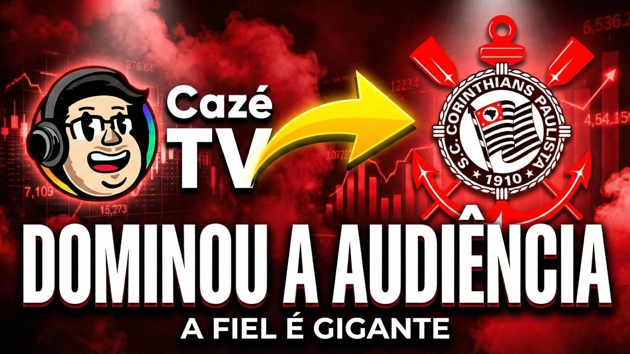 Torcida do Corinthians quebrou o recorde da Caz&eacute;TV (REVELADO)