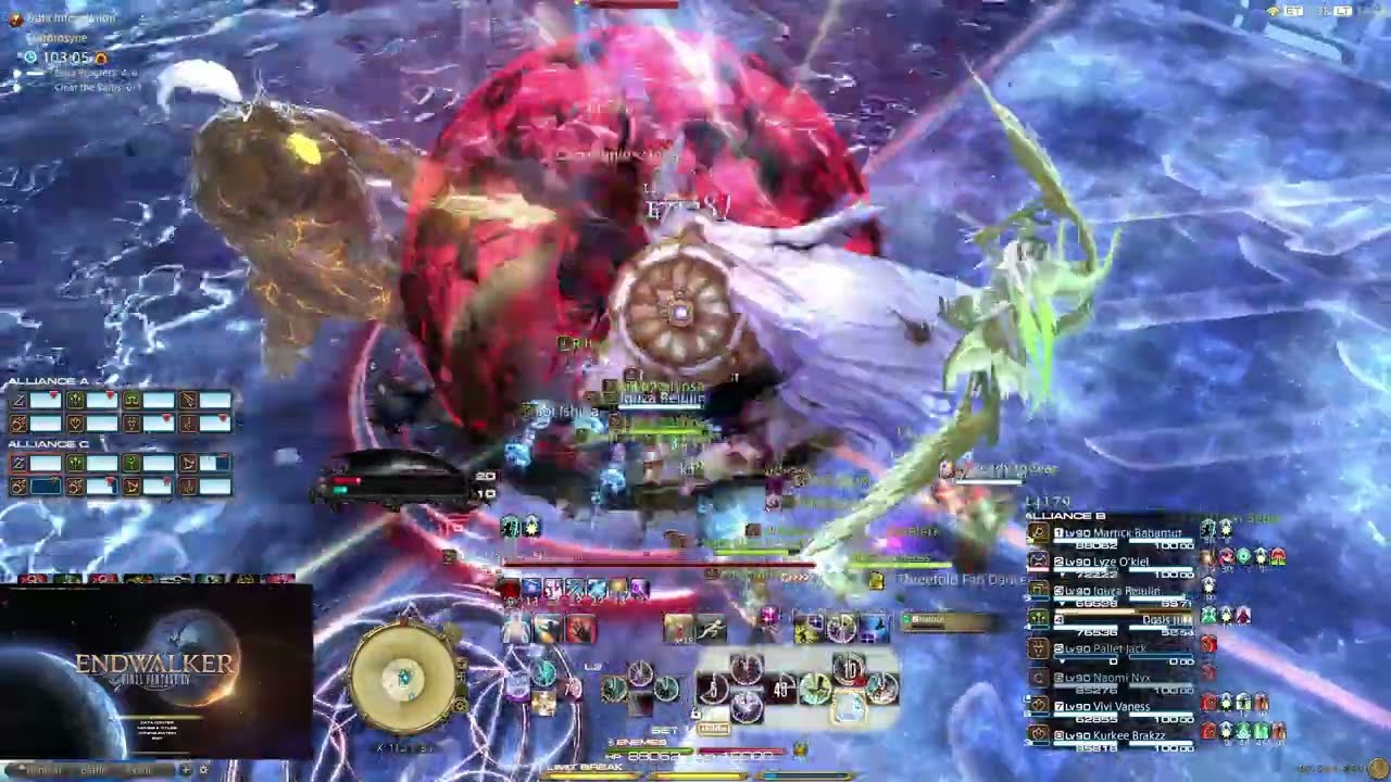 FINAL FANTASY XIV ONLINE | Alliance Raid Level 90 : Euphrosyne | Reaper RPR POV