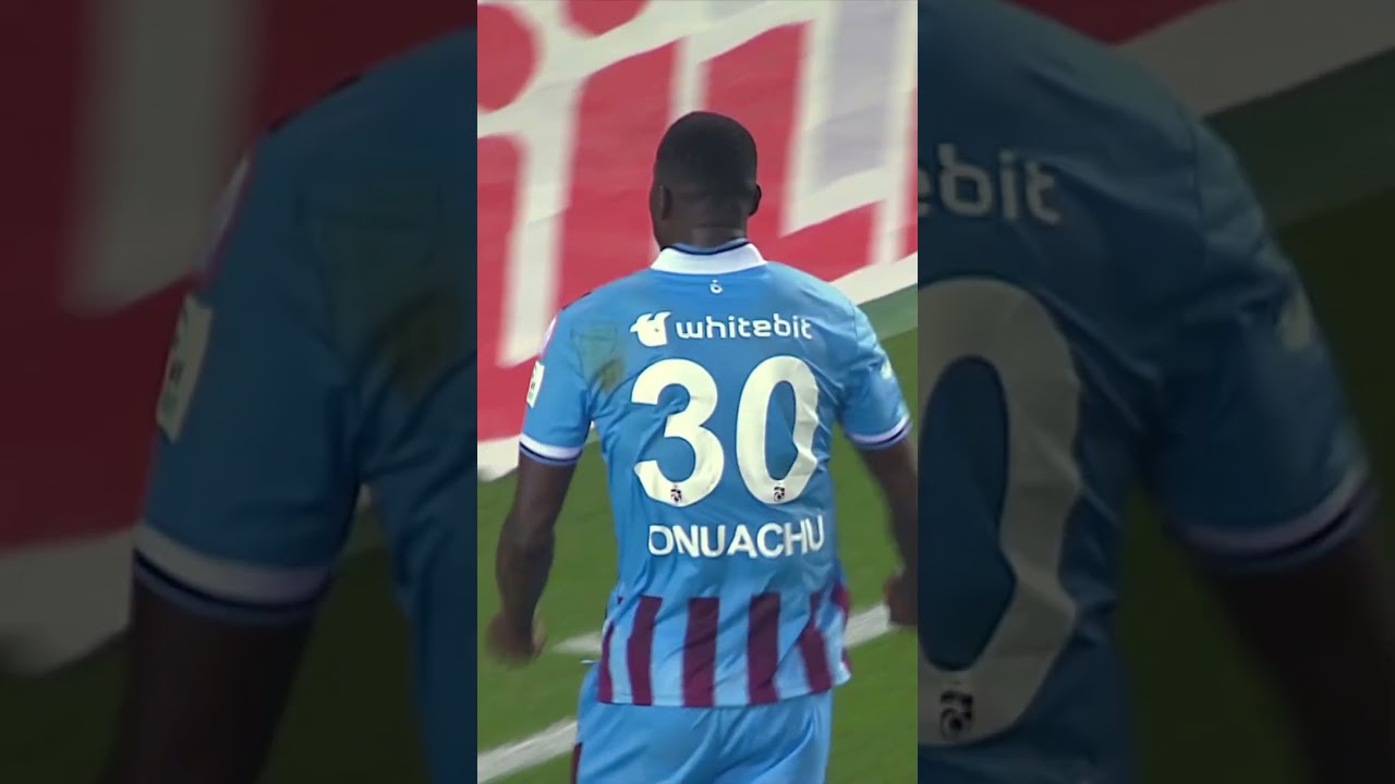 ⚽ Onuachu İlk Ma&ccedil;ında Gol&uuml;n&uuml; Attı #shorts #trabzonspor #onuachu