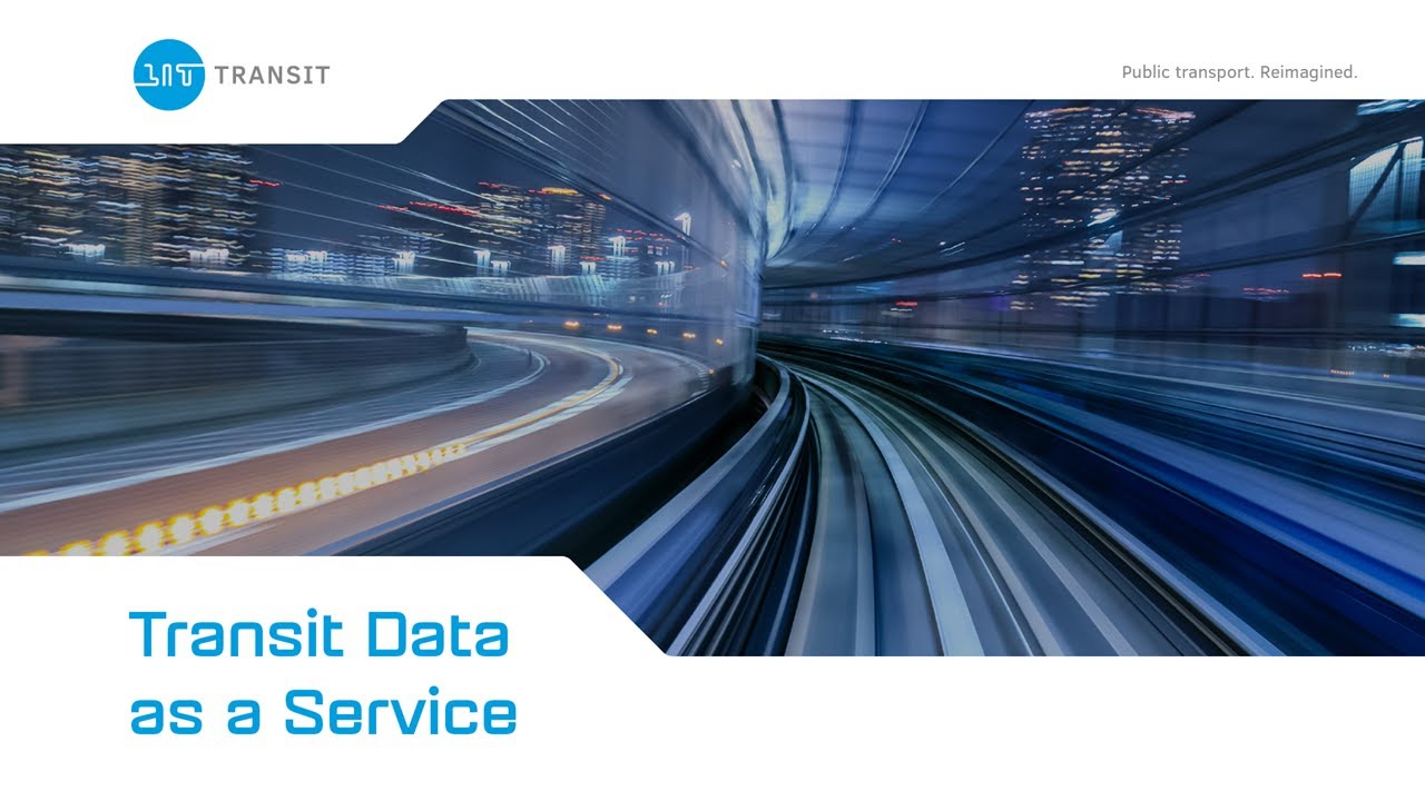 Transit Data as a Service Webinar - Conrad Richardson