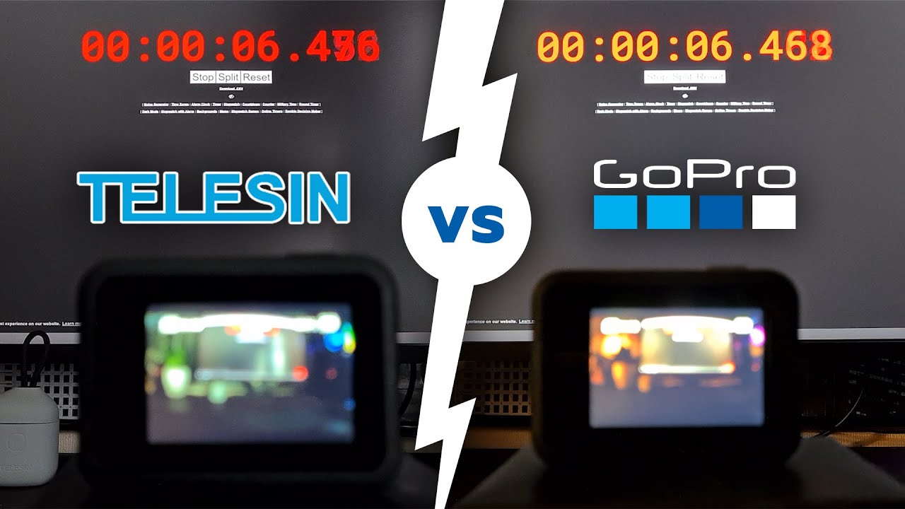 BATTERY TEST Comparison Gopro Hero 8 vs Aftermarket Telesin + CHARGING TIME Review ⚡️