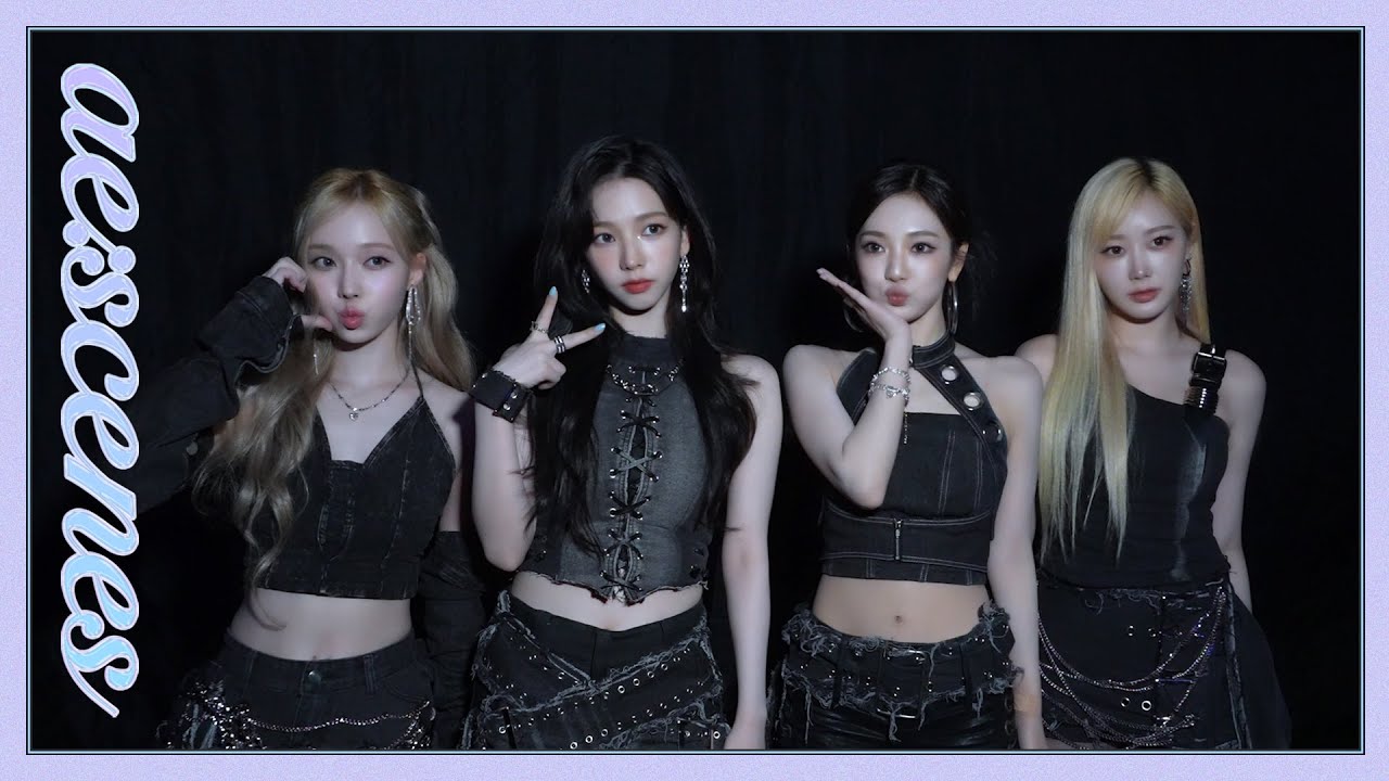 [ae:scenes] 대상 받았어요옹🏆 | 에스파 2024 더팩트 뮤직 어워즈 비하인드 (aespa 2024 TMA Behind)