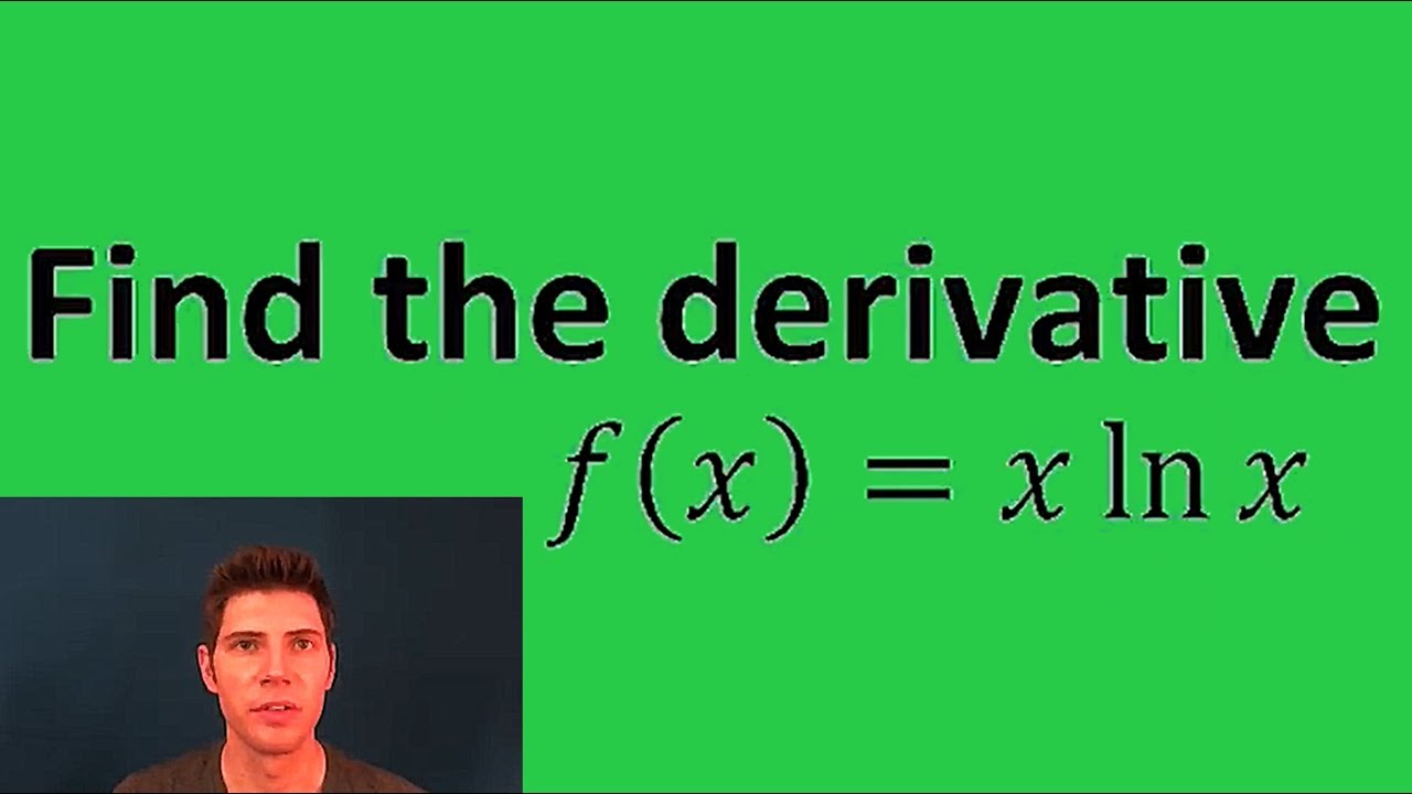 Derivative with ln(x)