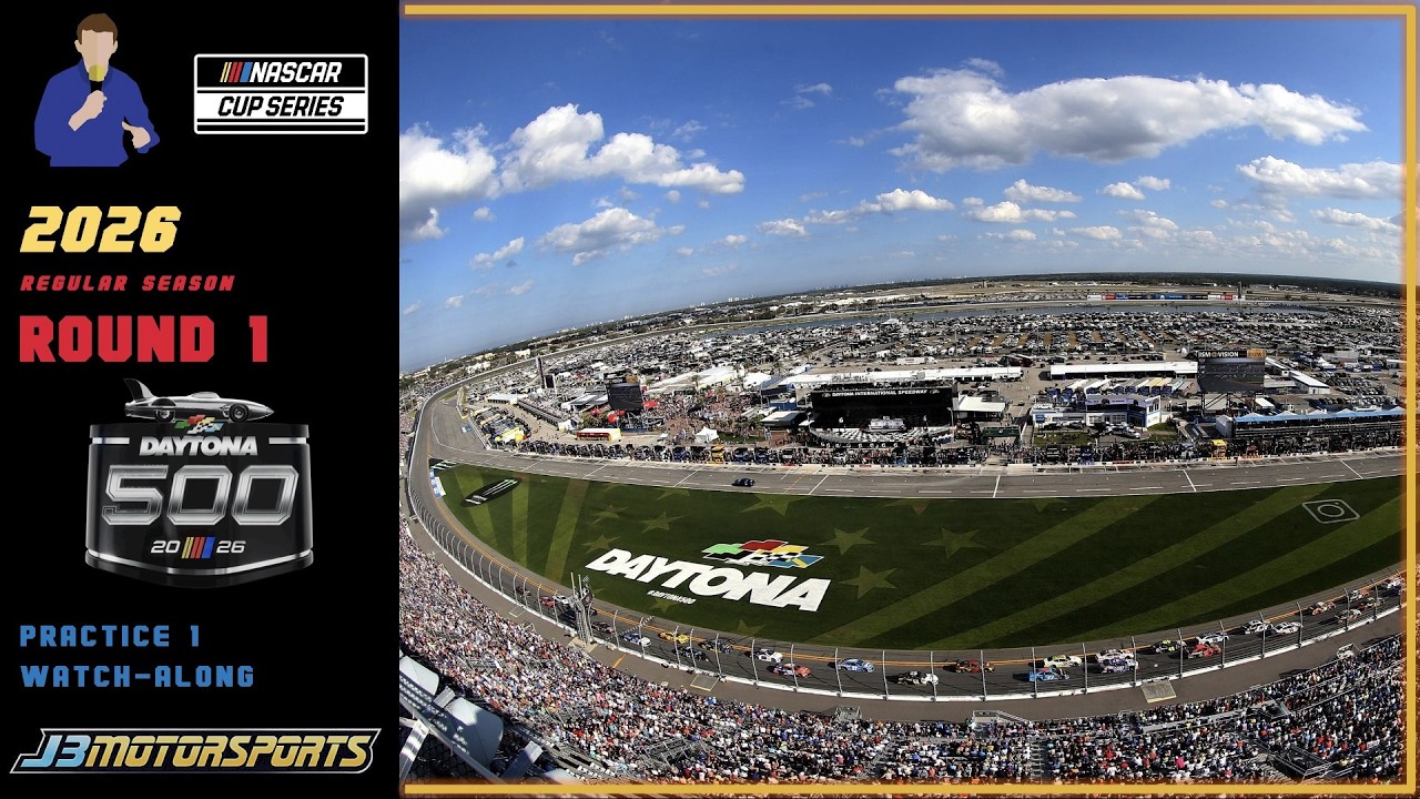 🔴 NASCAR Cup Series | 2026 | Round 1 | #Daytona500 | Practice 1 Watch-Aloing