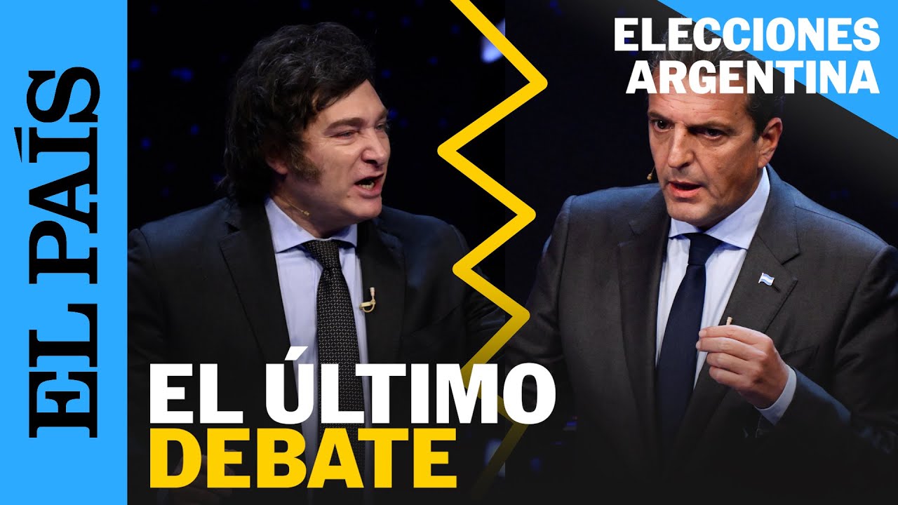ELECCIONES ARGENTINA 2023 | Cinco momentos del debate presidencial entre Massa y Milei | EL PAÍS