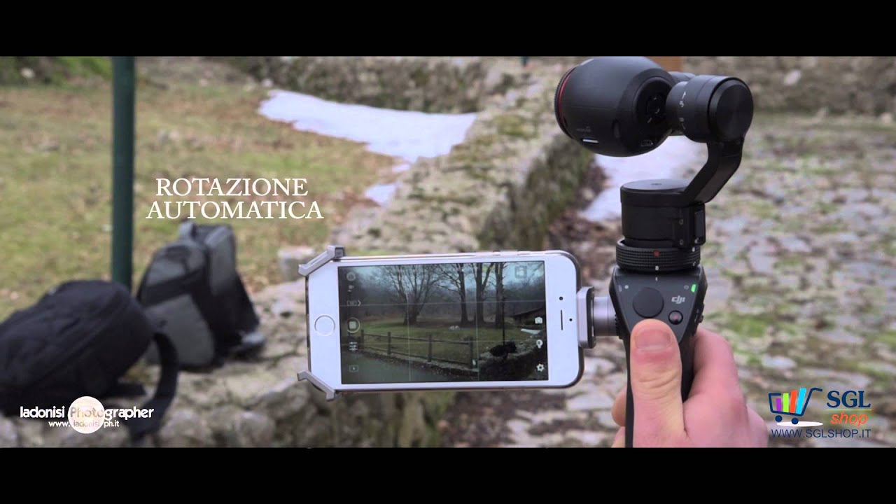 Test su campo DJI OSMO 4k zenmuse x3 su i-phone 6s (recensione italiana)