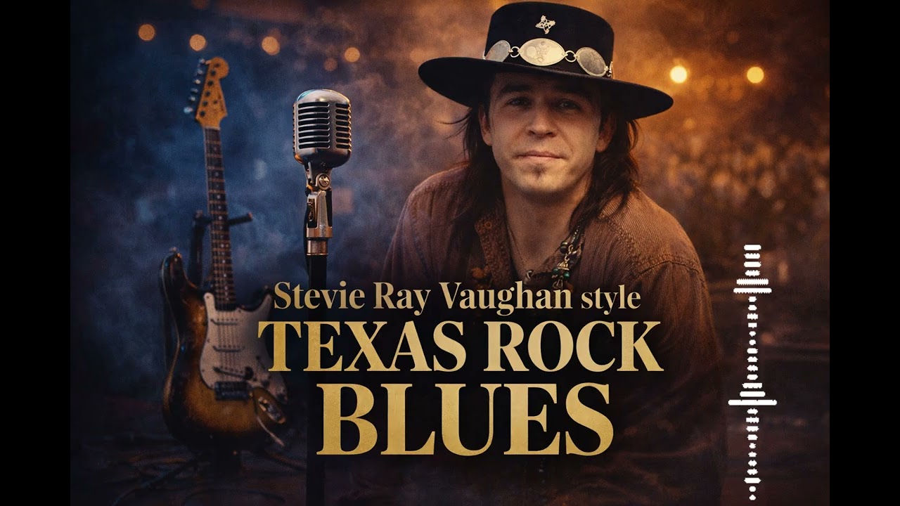 Stevie Ray Vaughan Style / Texas Rock Blues (Instrumental)
