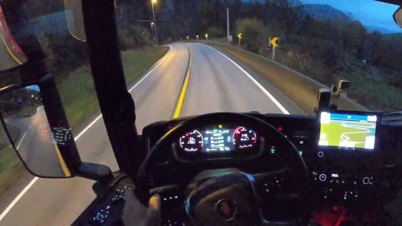 #POV Truck Driving Scania R500 4K - Norway Moi