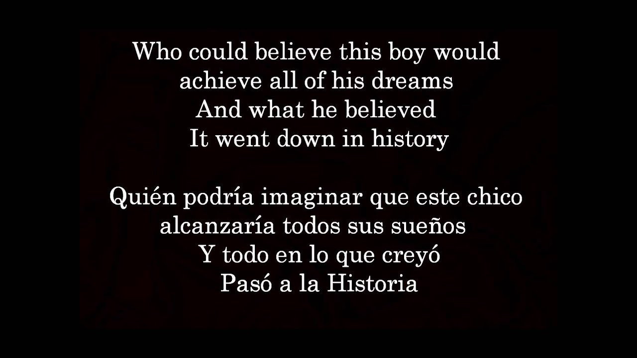Civil War ~ I Will Rule The Universe [English Lyrics and Spanish subs.]