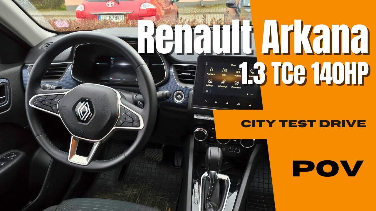 Renault Arkana 2024 (1.3 TCe mHEV 140HP) | 4K POV City Test Drive