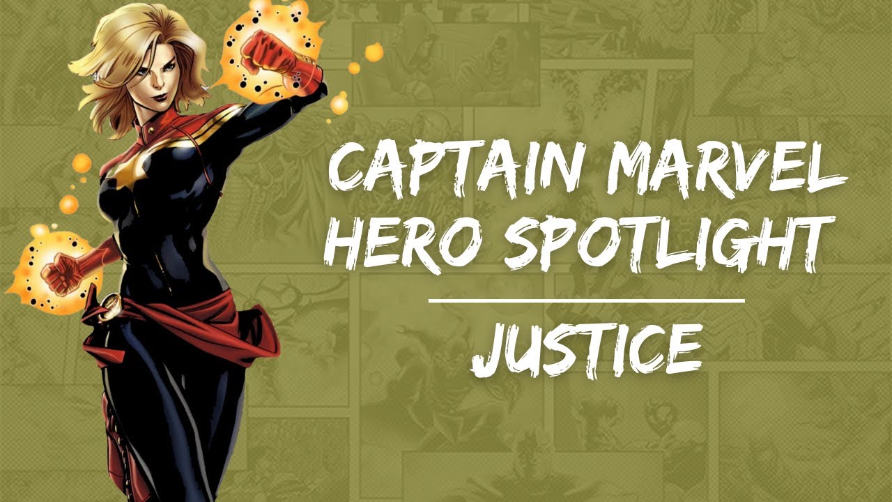 Marvel Champions Hero Spotlight - Captain Marvel - Justice Aspect!