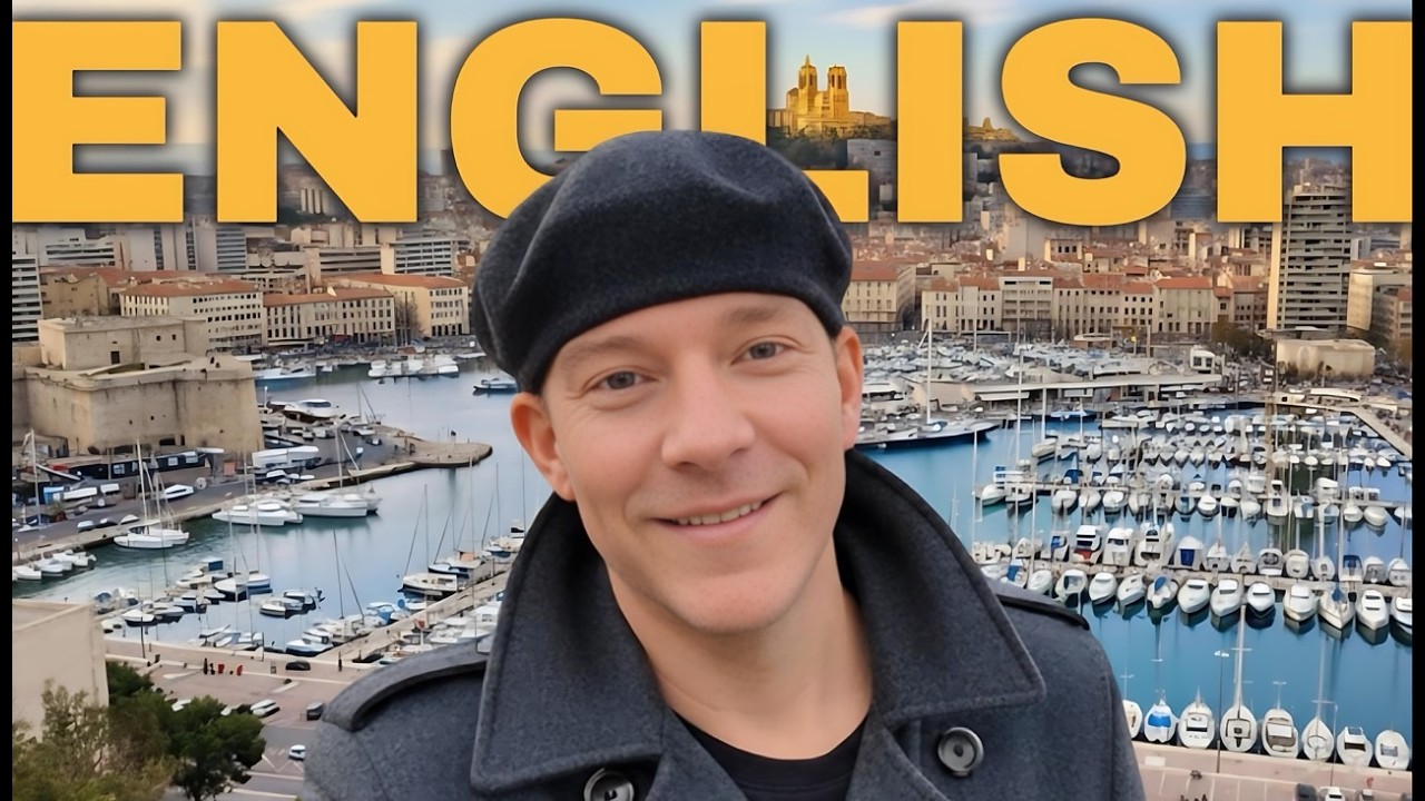 Easy English Walk in Marseille, France | Comprehensible Input