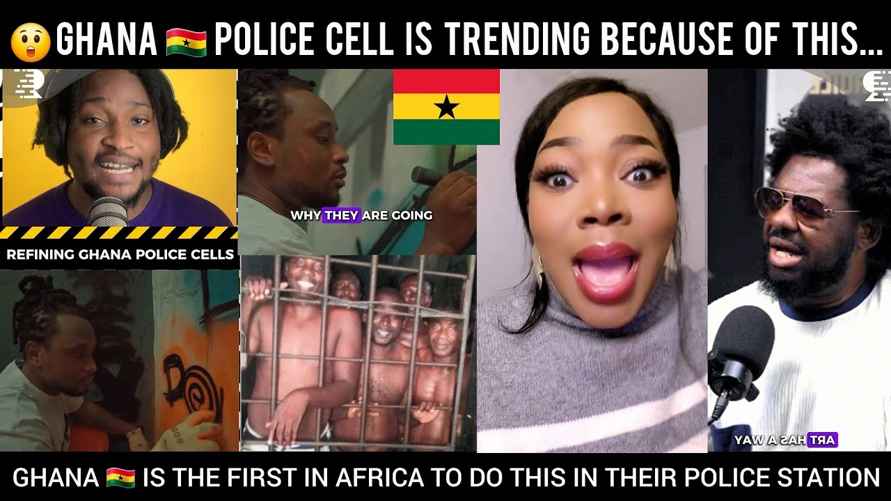 😲 Ghana 🇬🇭 Police Cell Is Currently Trending Beacause Of This...