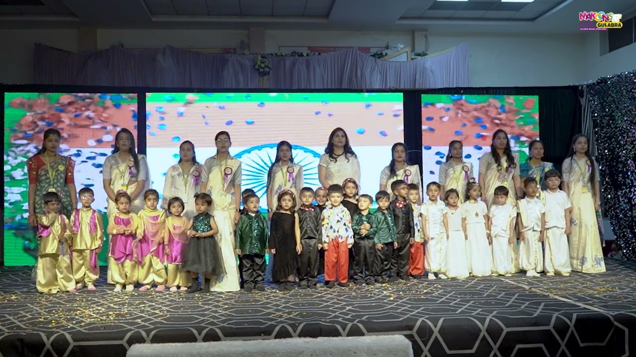 National Anthem | Makoons Preschool Gulabra Annual Function