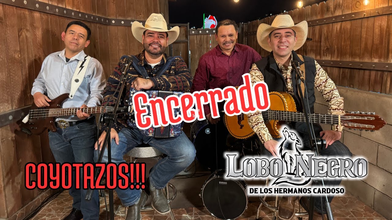 ENCERRADO - LOBO NEGRO de los Hermanos Cardoso / Coyotazos!! Homenaje a ((EL COYOTE y su banda))