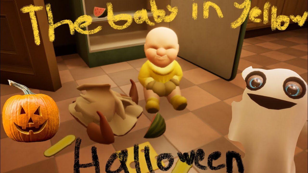The Baby In Yellow Black cat Halloween Update Full Game Play
