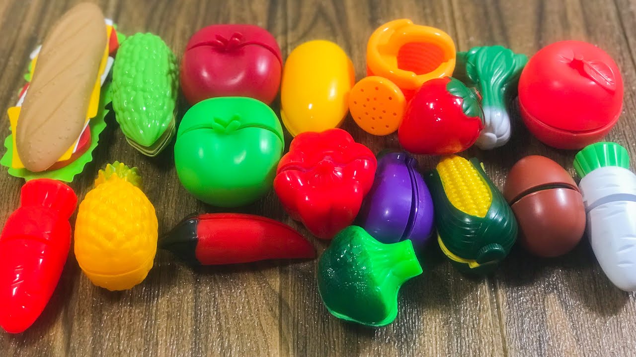 Satisfying video | ASMR Cutting Fruit | Potong mainan buah buahan dan sayuran 🥝🍓