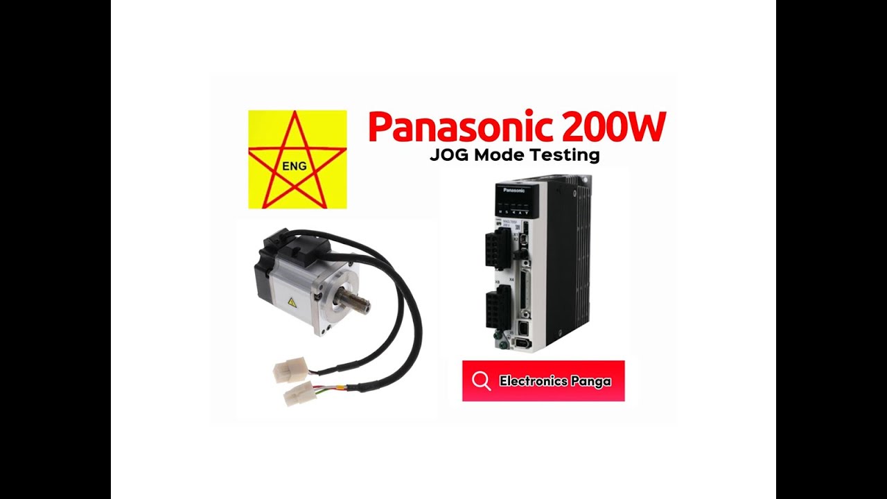 Panasonic 200W |MADLT15SF |MSMF022L1S2 |JOG Mode Testing