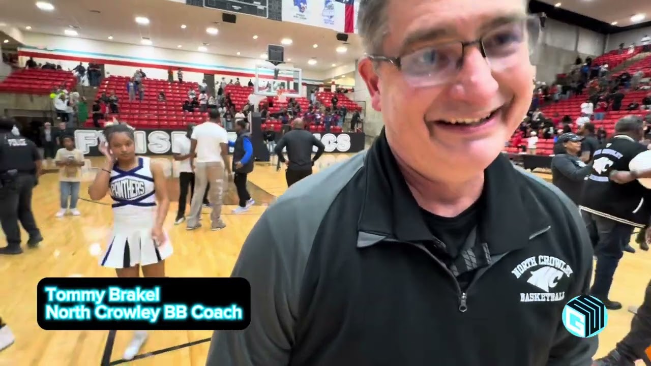 NORTH CROWLEY BASKETBALL COACH TOMMY BRAKEL 3-10-26