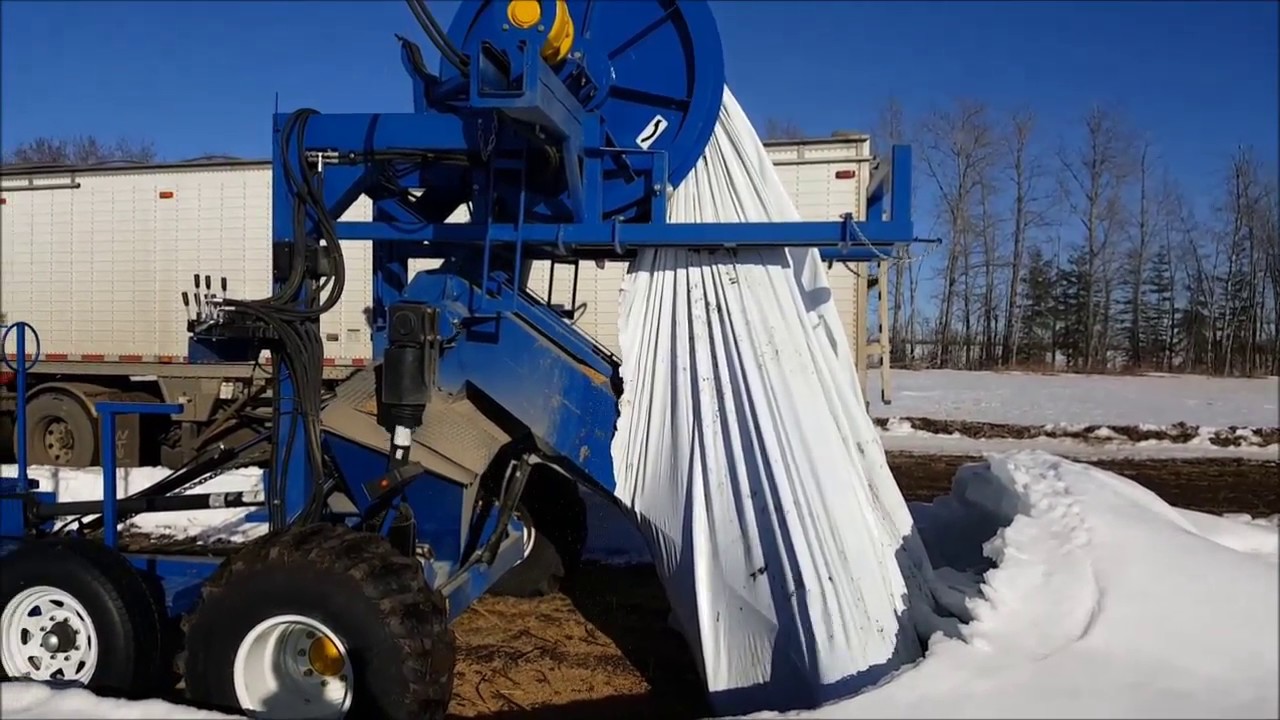 Neeralta Grain Bag Unloader, End of Bag