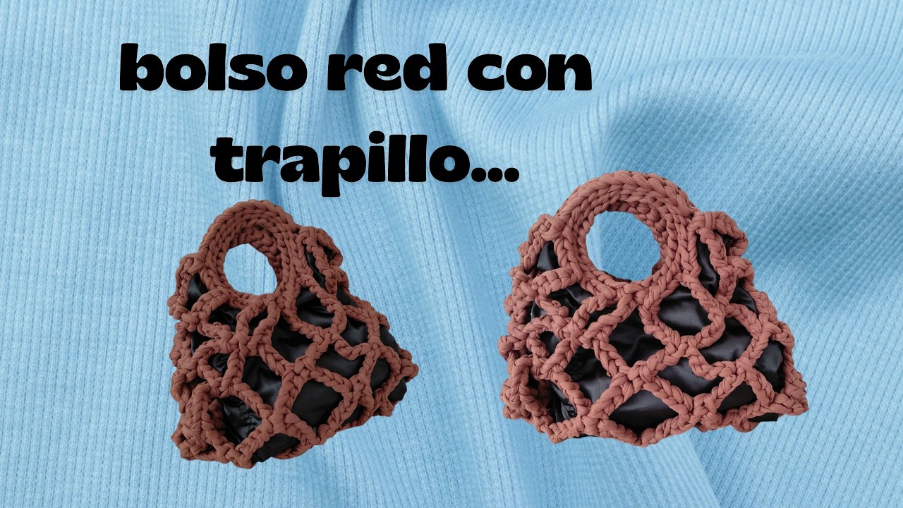 bolsa en Trapillo en forma de Red - T-shirt yarn bag