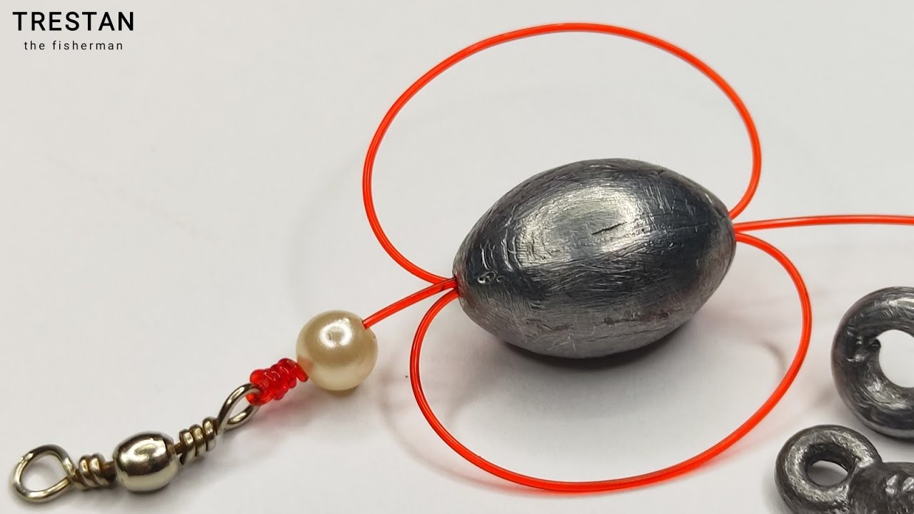 5 عقد قوية ومختلفة  لربط ثقل الصيد 5 different strong knots tying fishing weight