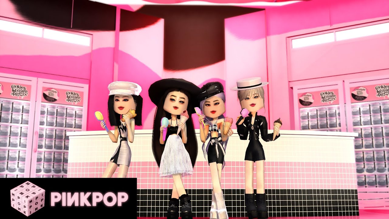 BLACKPINK - 'ICE CREAM' ft. Selena Gomez ROBLOX M/V