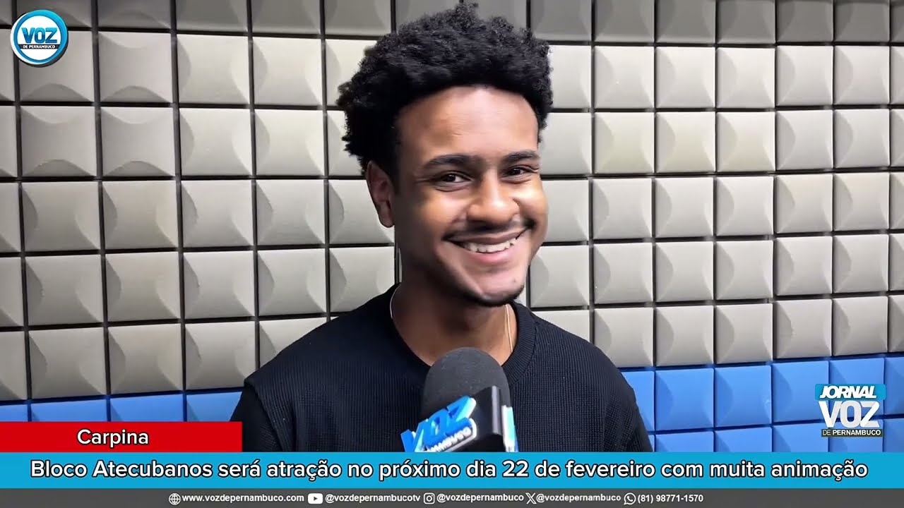 Bloco Atecubanos chega à segunda edição e promete prolongar o Carnaval 2026 em Carpina
