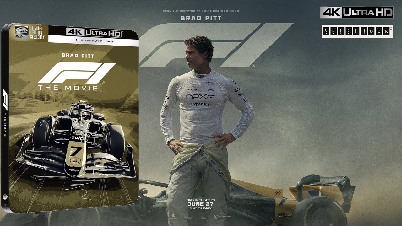 F1 The Movie ["Vintage" 4K UHD & Blu-ray SteelBook] 