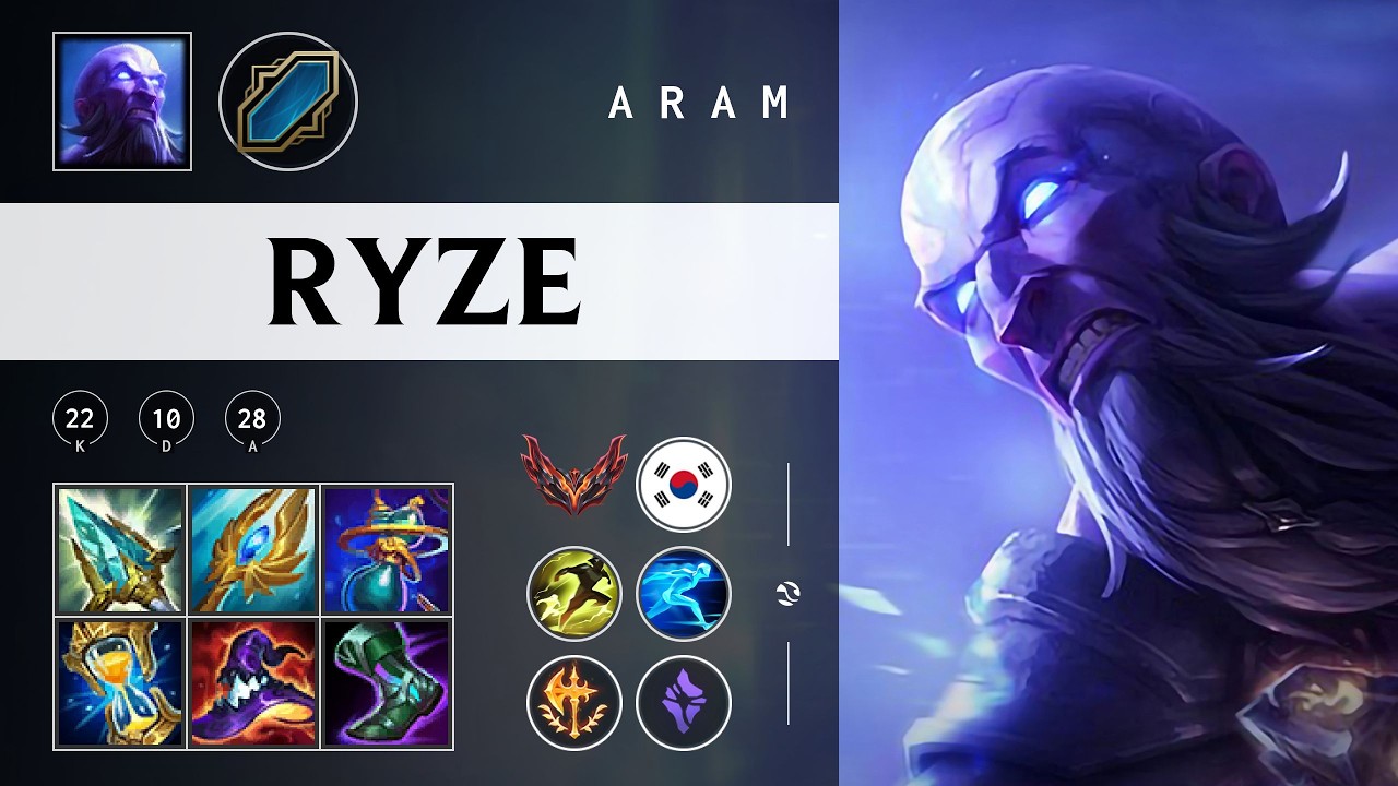 Ryze ARAM - KR Grandmaster Patch 26.04
