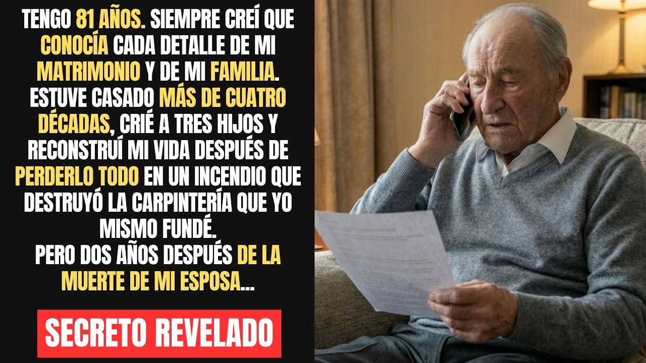 Descubrí a los 81 que mi hijo no era mío… y la verdad sobre mi esposa me destrozó