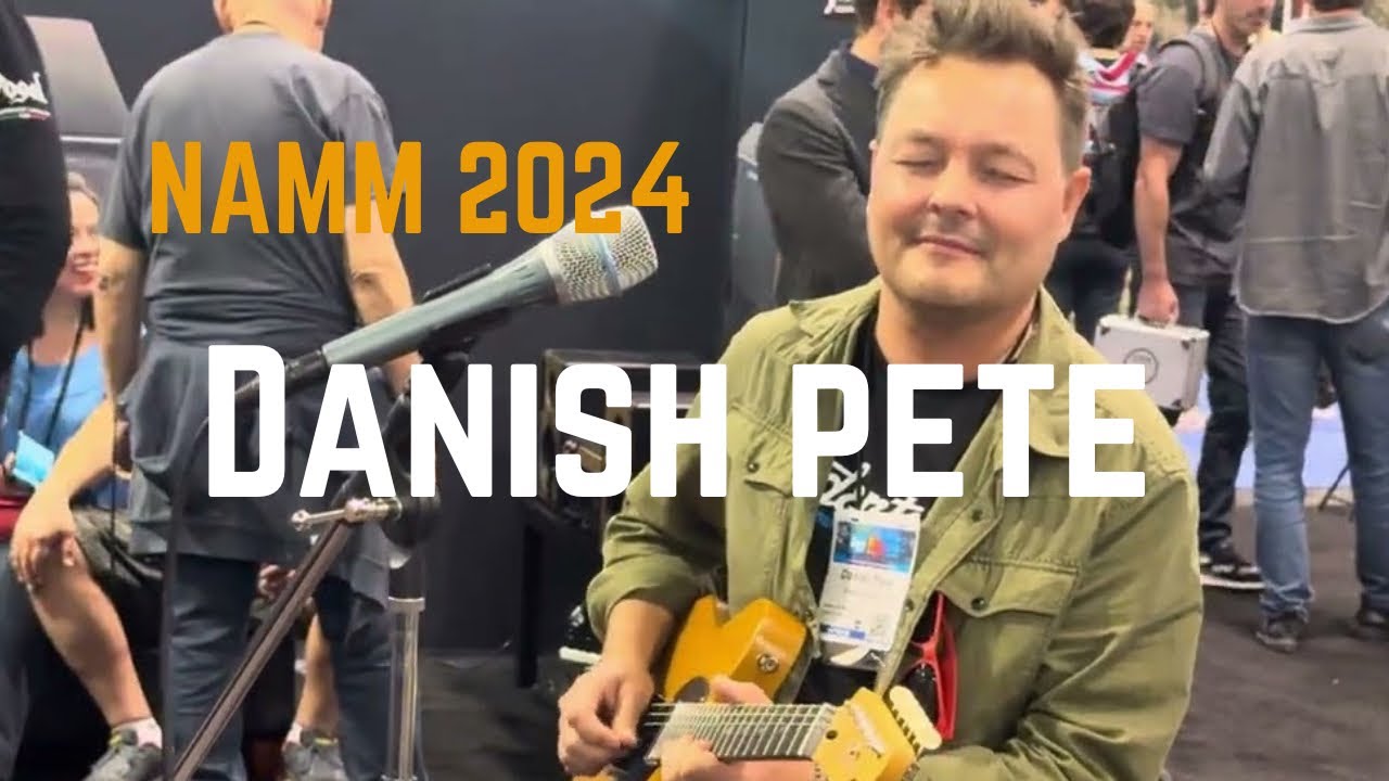 Danish Pete Honore and The Captain Lee Anderton | NAMM 2024 Jam | HD 1080p 60f | Chapman DPT Guitar