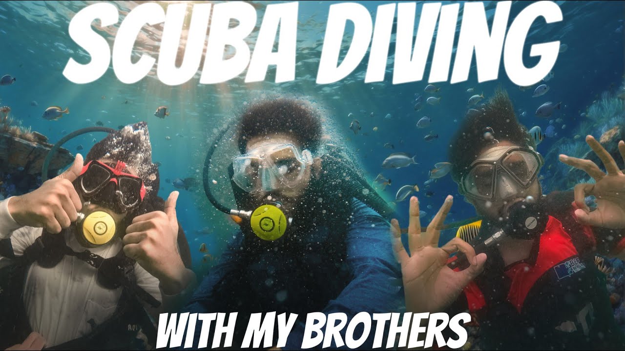 Scuba diving in Karachi with my Brothers | Charna Island | Annas Ibn Umer