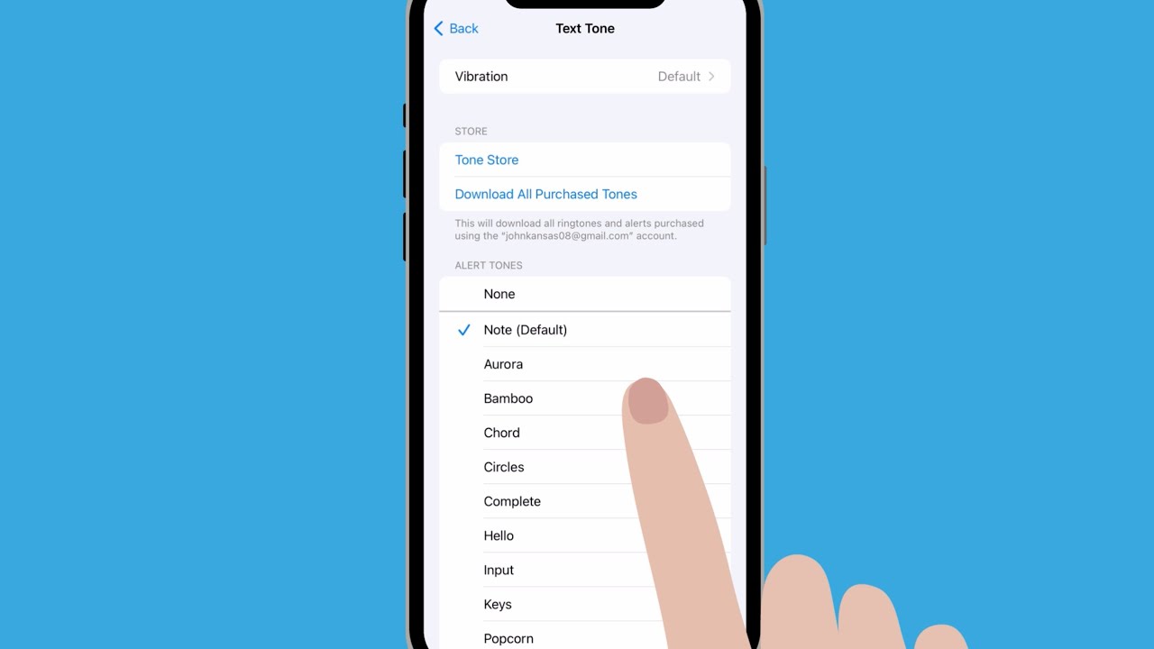 iPhone: Choosing a ringtone and text tone