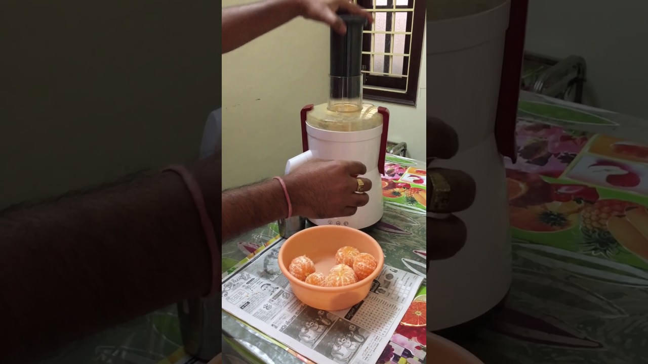 Best Orange Juice with Philips Juicer HL7705