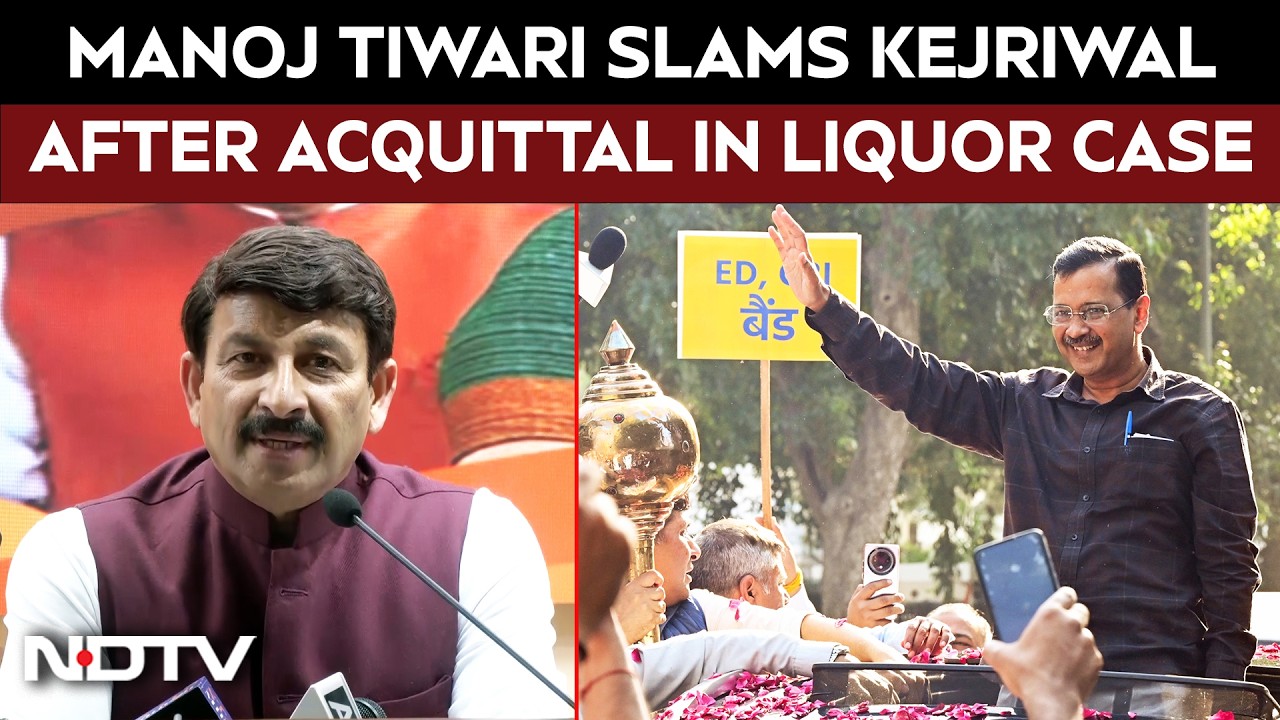 Delhi News | Manoj Tiwari Slams Kejriwal After Court Relief in Excise Policy Case