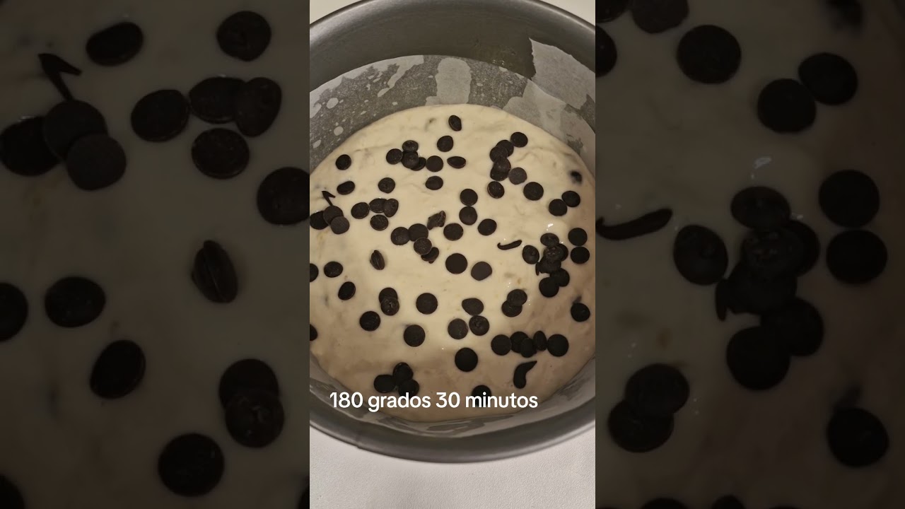 Bizcocho de plátano y sin azúcar 🍌 #bizcochosinazucar #recetassaludables #shortsyoutube #shorts