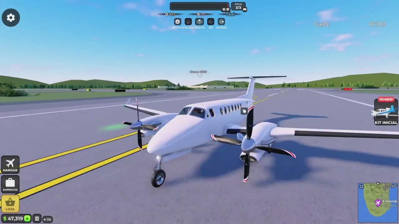 Roblox MAS SOU UM PILOTO DE AVIÃO PROFISSIONAL