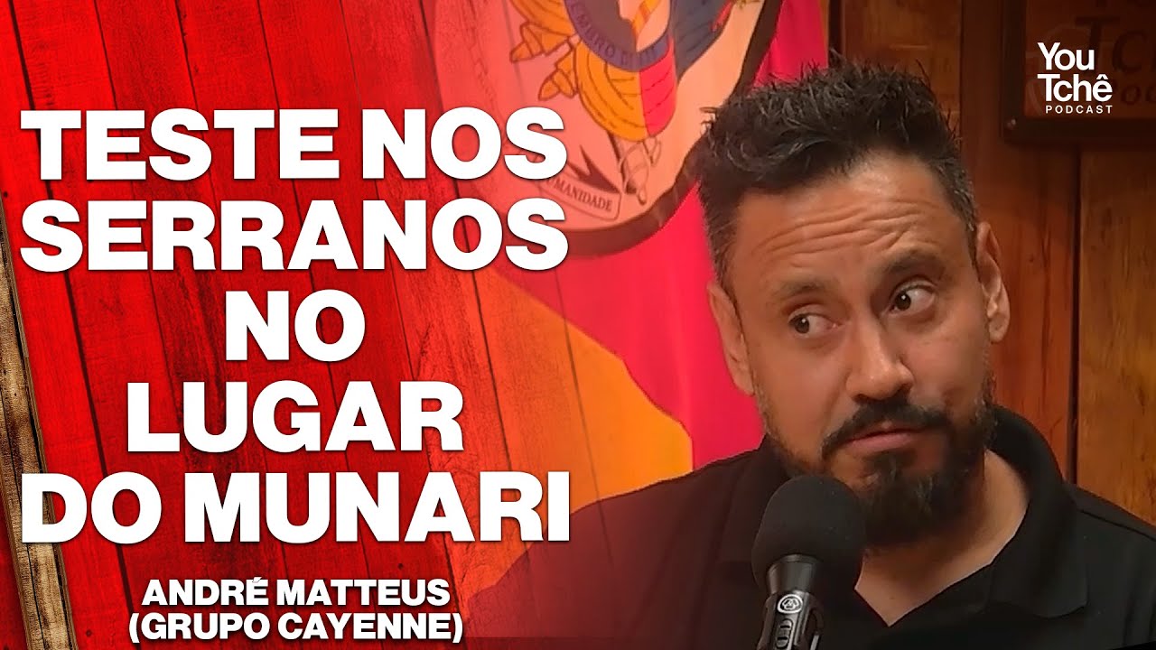 TESTE NOS SERRANOS NO LUGAR DO MUNARI - ANDRÉ MATTEUS - (GRUPO CAYENNE)